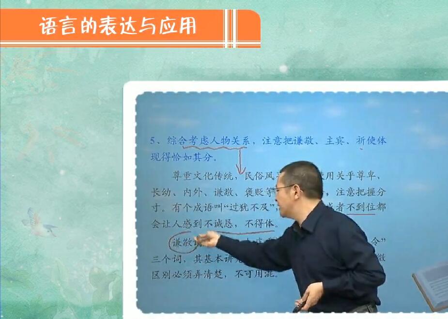 2019-2020年度高二语文同步提高上学期课程